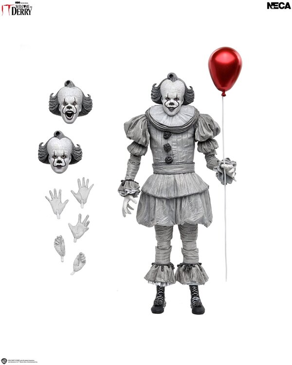 NECA: Welcome to Derry Ultimate Black & White Pennywise 7” Scale Figure