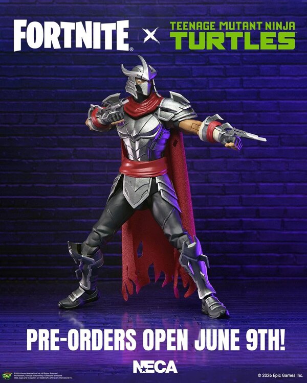 NECA Fortnite x TMNT: Shredder Coming June 9th