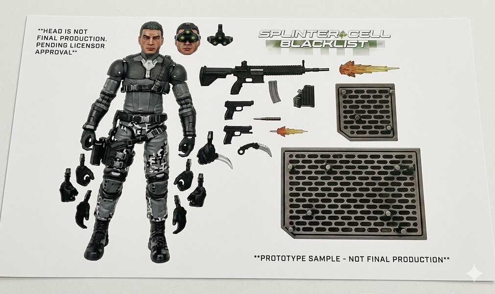 Splinter Cell figure designed by Valaverse