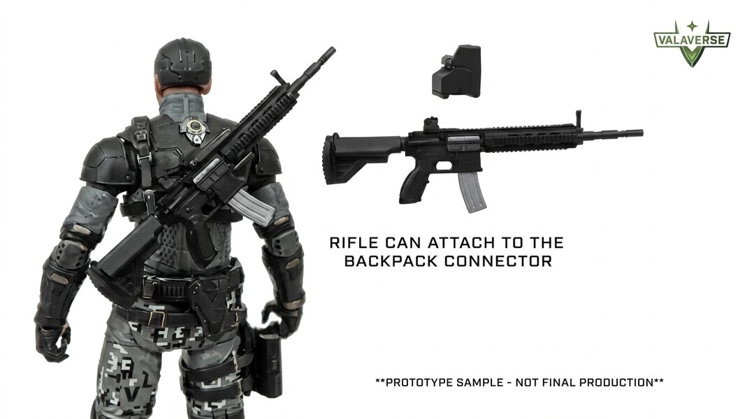 Splinter Cell action figure detail
