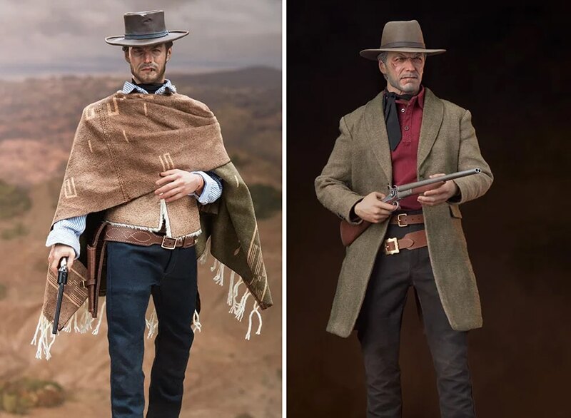 Pre-Order Alert: Sideshow Collectibles Unforgiven William Munny and The Good, The Bad and the Ugly Man With No Name 1/6 Scale Figures