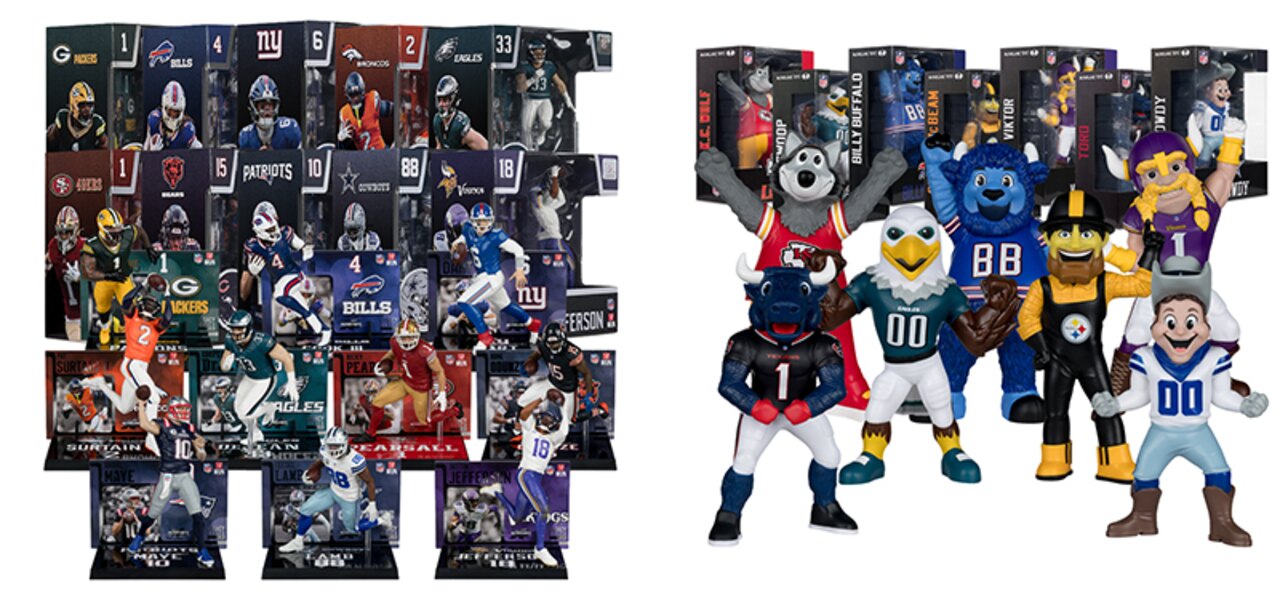 Pre-Order Alert: McFarlane Toys NFL Sportspicks Players and Mascots Posed Collectibles