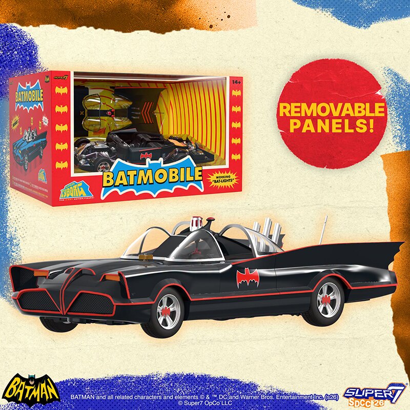 Super7 Super Cyborg 1966 Batmobile (SDCC 2026)