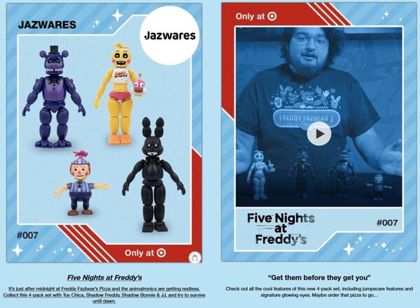 2026 Target Summer Geek-Out Collector Event Week 7: Jazwares Five Nights at Freddy's
