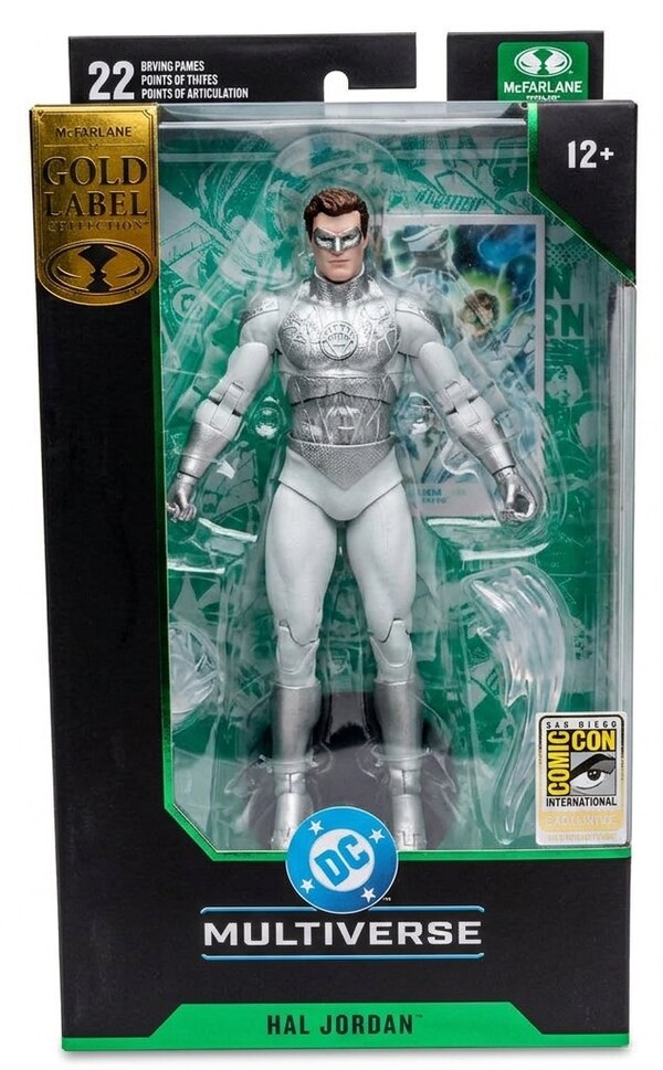2026 SDCC Exclusive DC Multiverse Gold Label Hal Jordan (White Lantern) figure