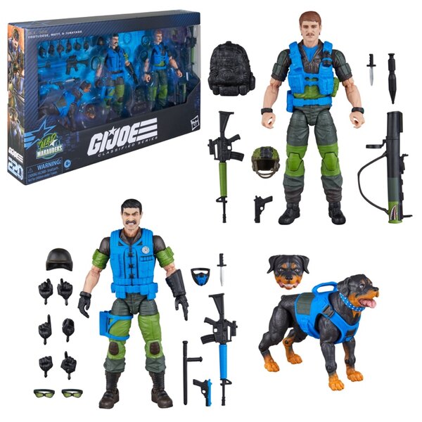 G.I. Joe Classified Series #220 Mad Marauders Footloose, Mutt, and Junkyard reveal image