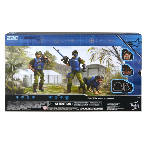 G.I. Joe Classified Series #220 Mad Marauders Footloose, Mutt, and Junkyard reveal image