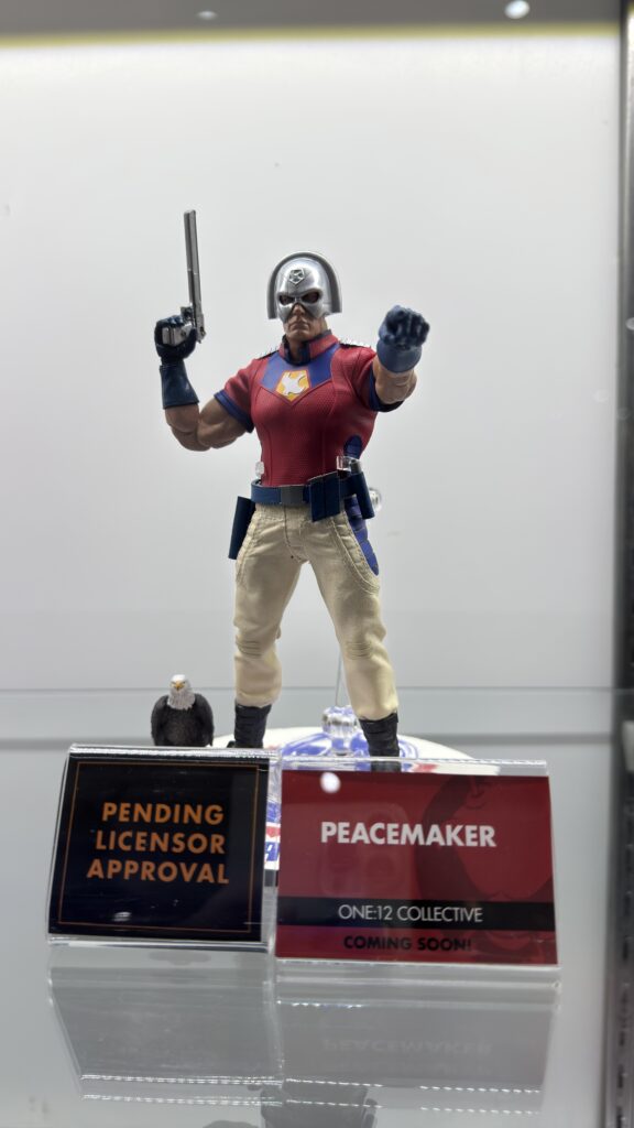 Mezco One:12 Collective Peacemaker and Eagly reveal at SDCC 2026