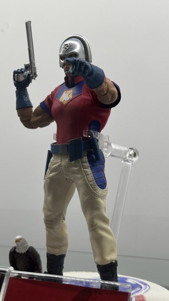 Mezco One:12 Collective Peacemaker and Eagly reveal at SDCC 2026