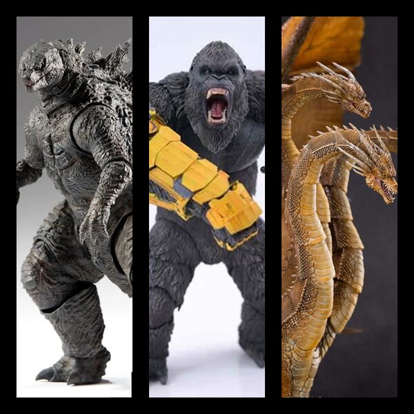 Pre-Order Alert: Hiya Toys Godzilla, King Ghidorah and Kong Action Figures