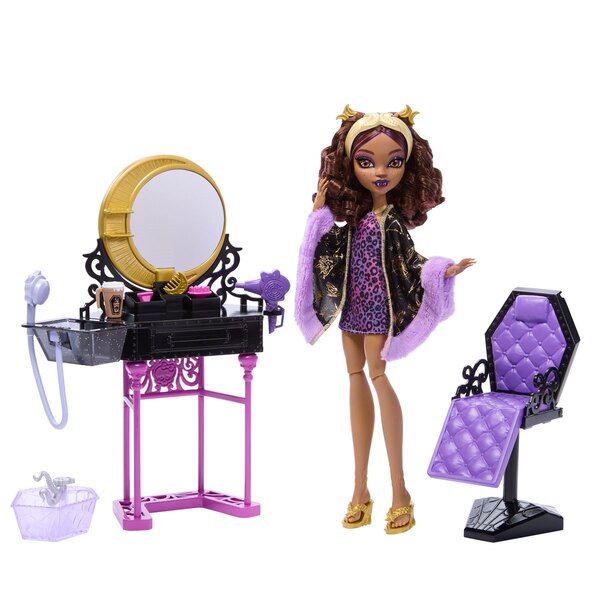 Pre-Order Alert: Monster High Clawdeen Wolf Scare-Do Salon Doll and Playset