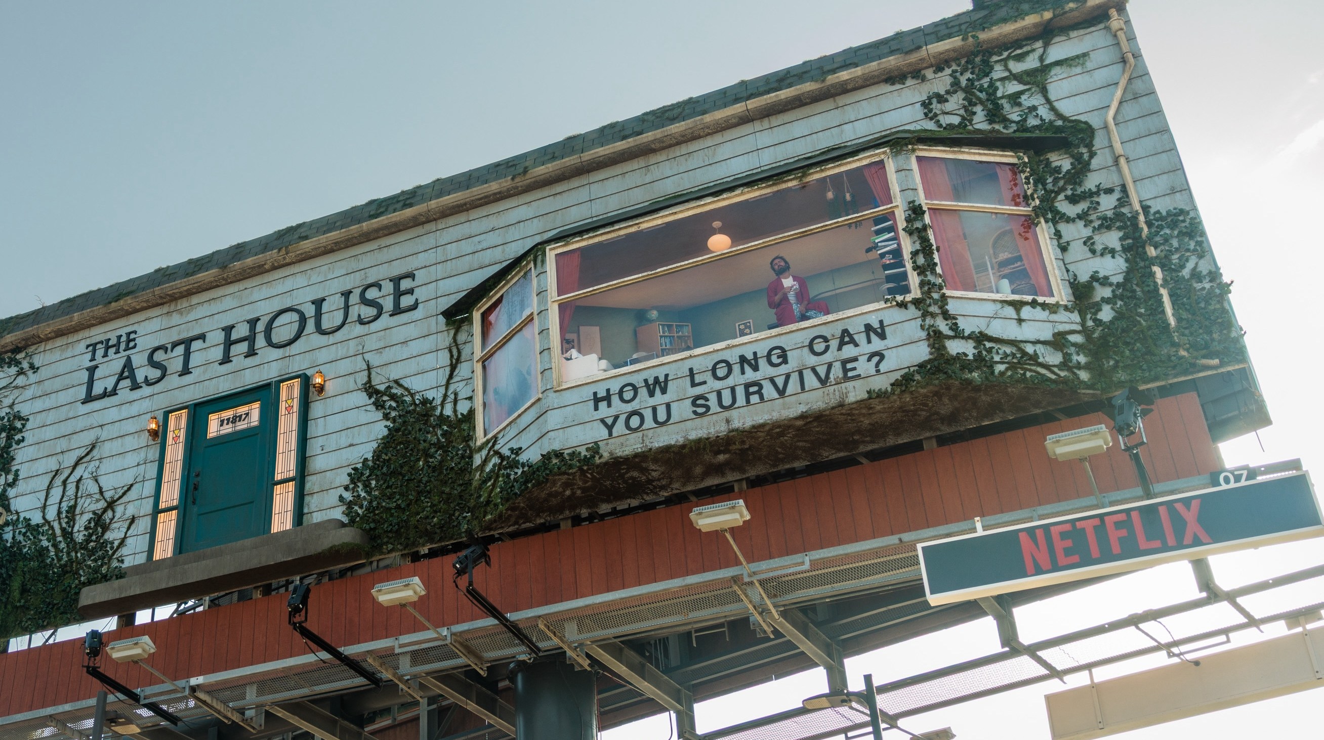 Man Is Trapped Inside a Netflix Billboard Above Sunset Blvd