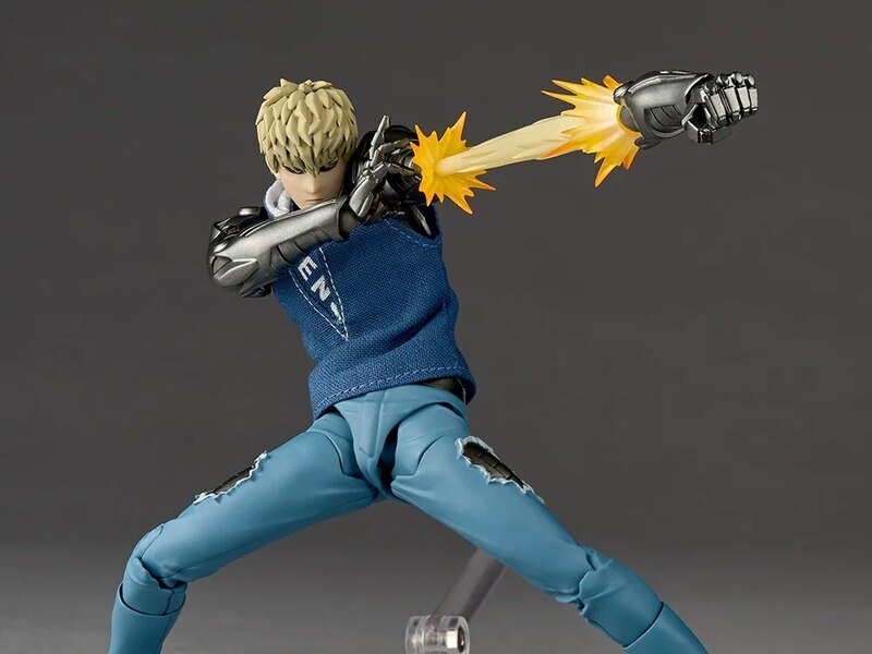 Kaiyodo One-Punch Man Amazing Yamaguchi Revoltech NR139 Genos Action Figure