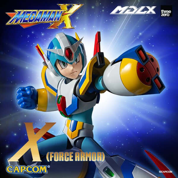 threezero Mega Man X Force Armor MDLX Action Figure Image 1
