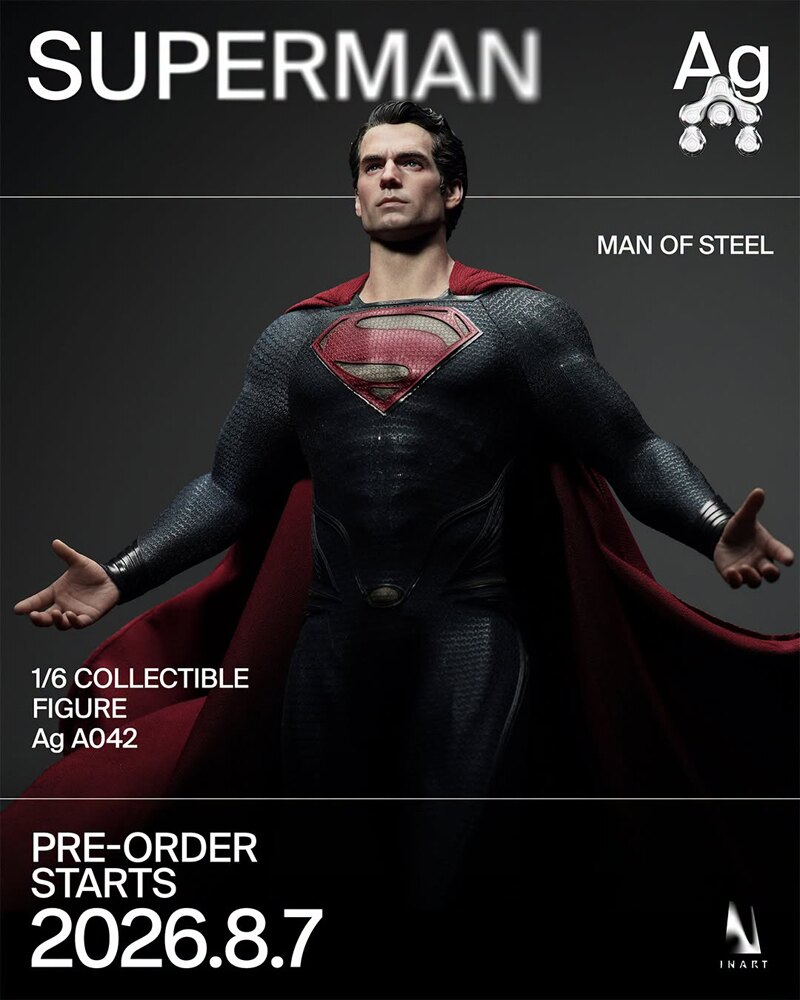 INART Man of Steel Superman 1/6 Scale Collectible Figure
