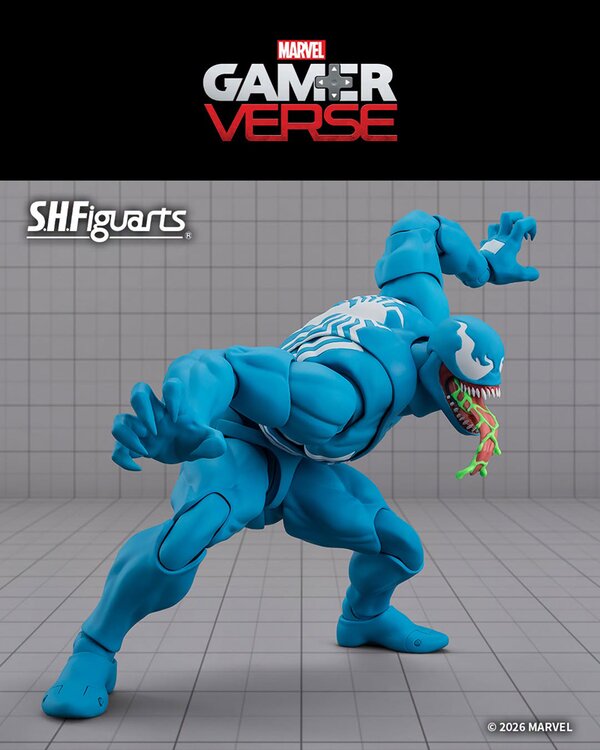 Tamashii Nations S.H.Figuarts Marvel Gamerverse Venom Action Figure